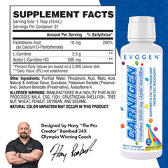 Evogen Carnigen Premium Liquid Carnitine