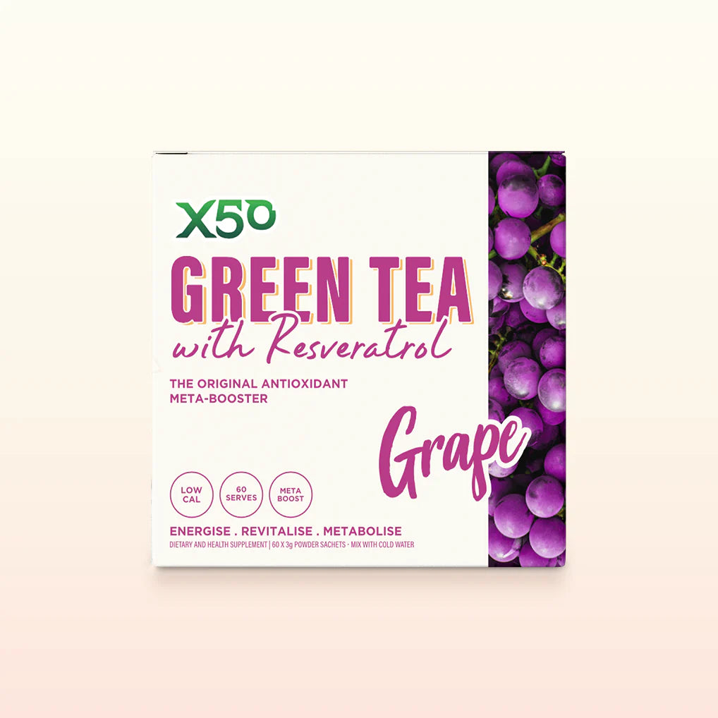 X50 Green Tea + Resveratrol 60 Servings