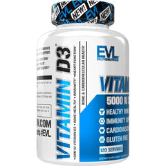 EVLUTION NUTRITION Vitamin D3 (120 Servings) (Softgels) BY EVL